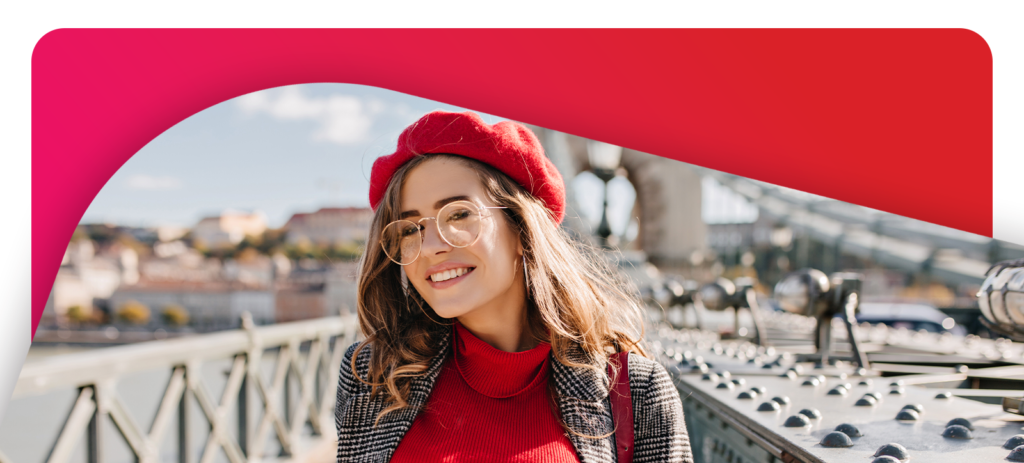 Estudante internacional em universidade europeia, graduação em inglês, diversidade cultural e experiência acadêmica no exterior.